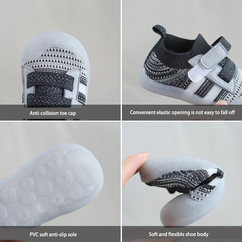Children's Sports Shoes - Breathable, Anti-Skid, Soft Sole Comfort