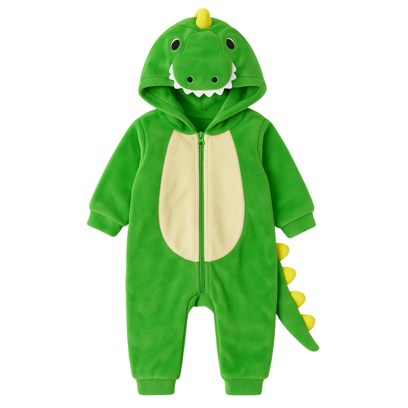 Dinosaur Fleece Onesie