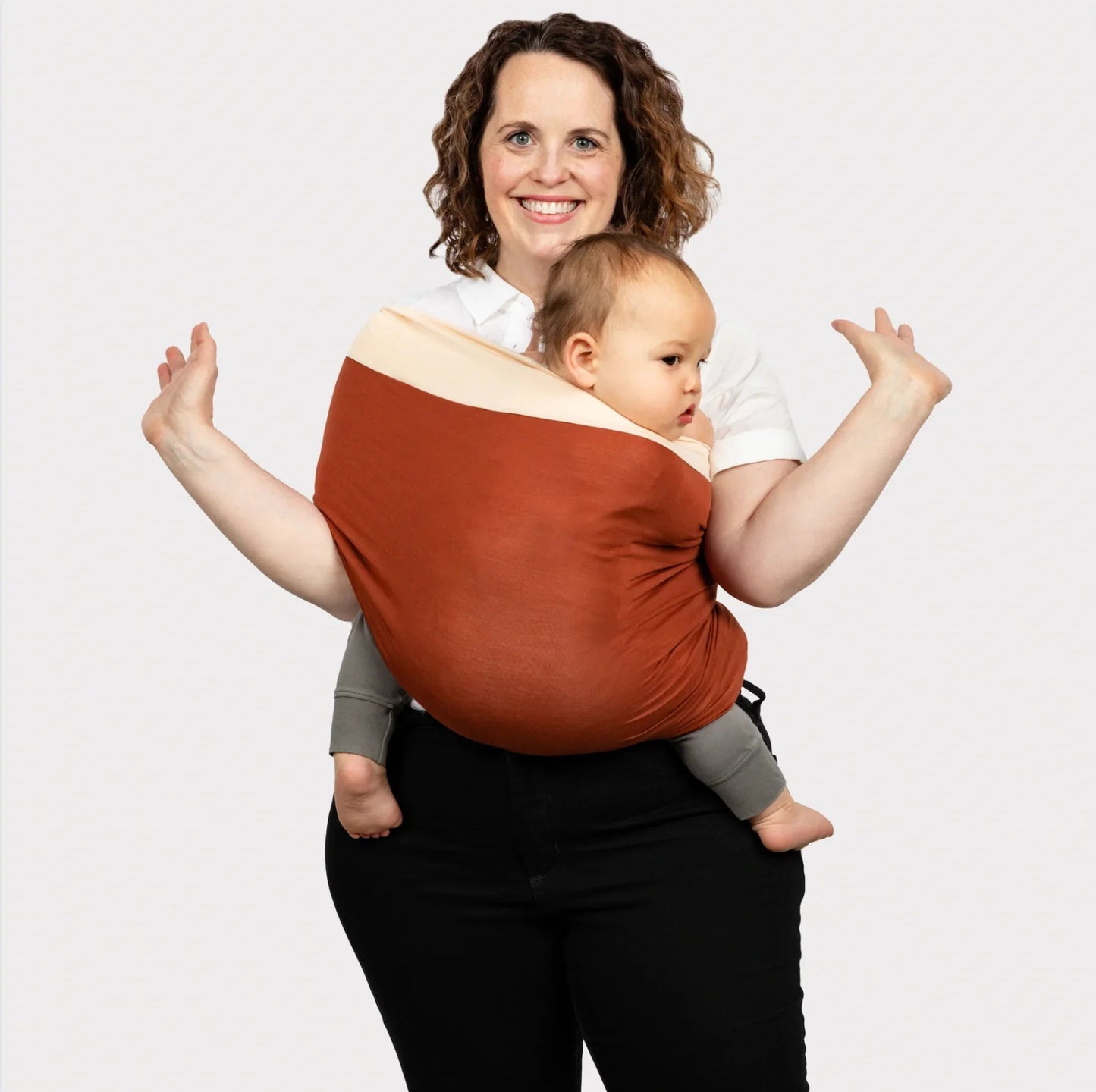 Bicolor Baby Carrier - Ergonomic Design for Comfort & Bonding