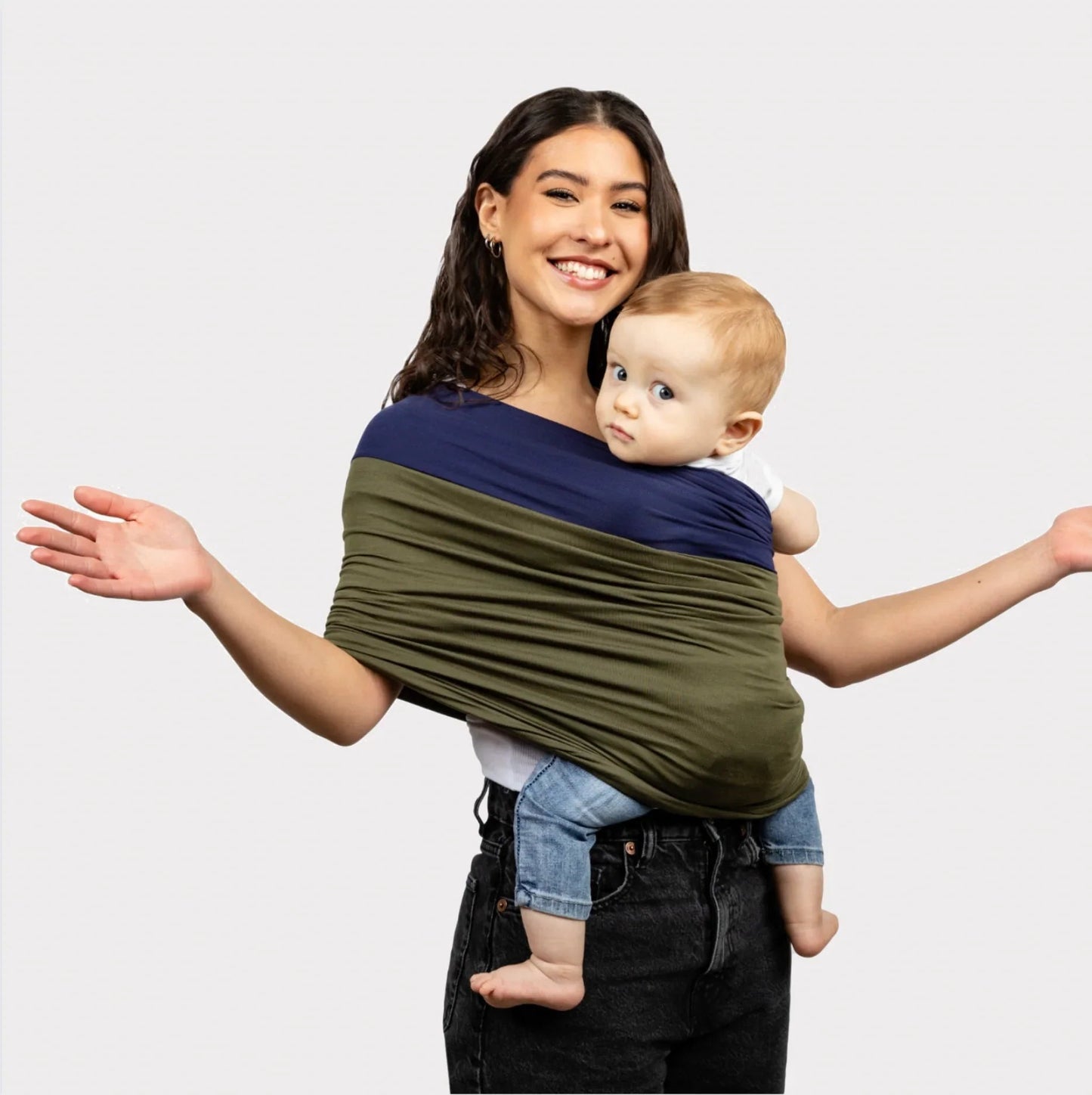 Bicolor Baby Carrier - Ergonomic Design for Comfort & Bonding