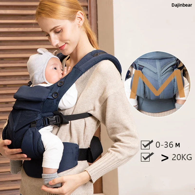 Ergonomic Baby Carrier - Best Comfort & Versatility for Growing Infants