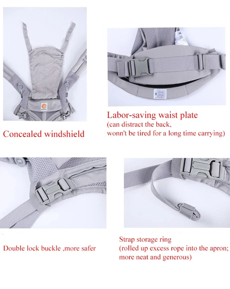 Ergonomic Baby Carrier - Best Comfort & Versatility for Growing Infants