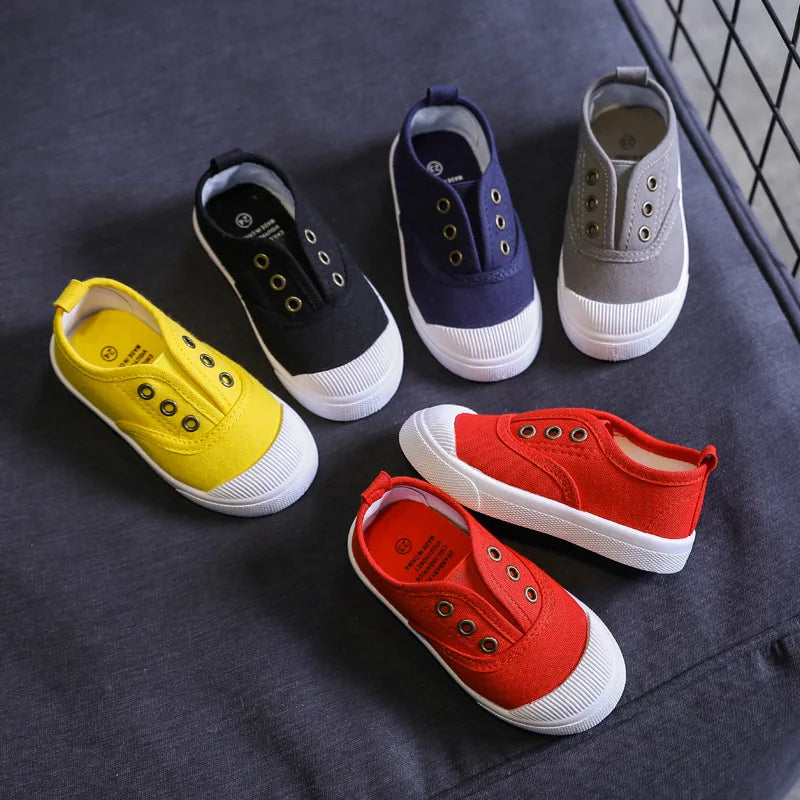 Kids Sneakers - Comfortable Canvas Shoes for Boys & Toddlers