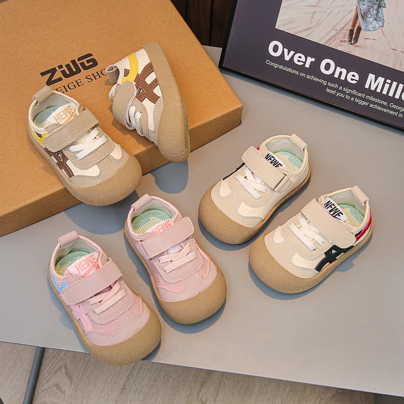 Toddler Shoes - Soft Bottom for Comfortable First Steps and Play 0